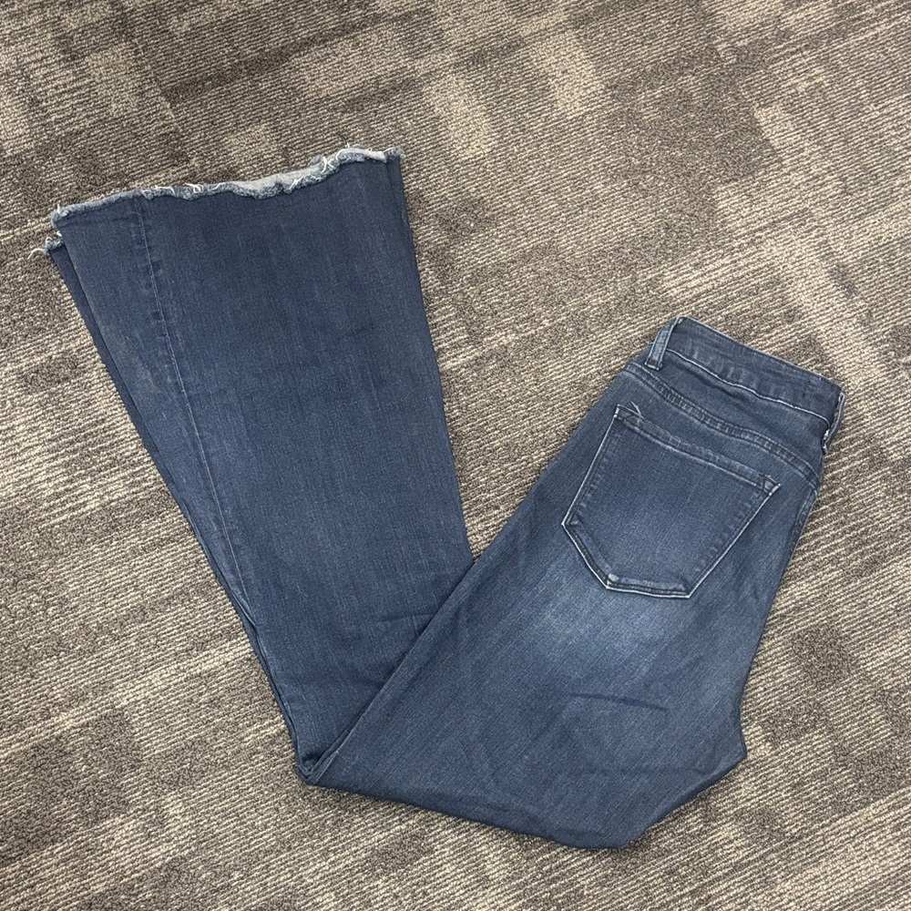 Women's Blue Flared Jeans